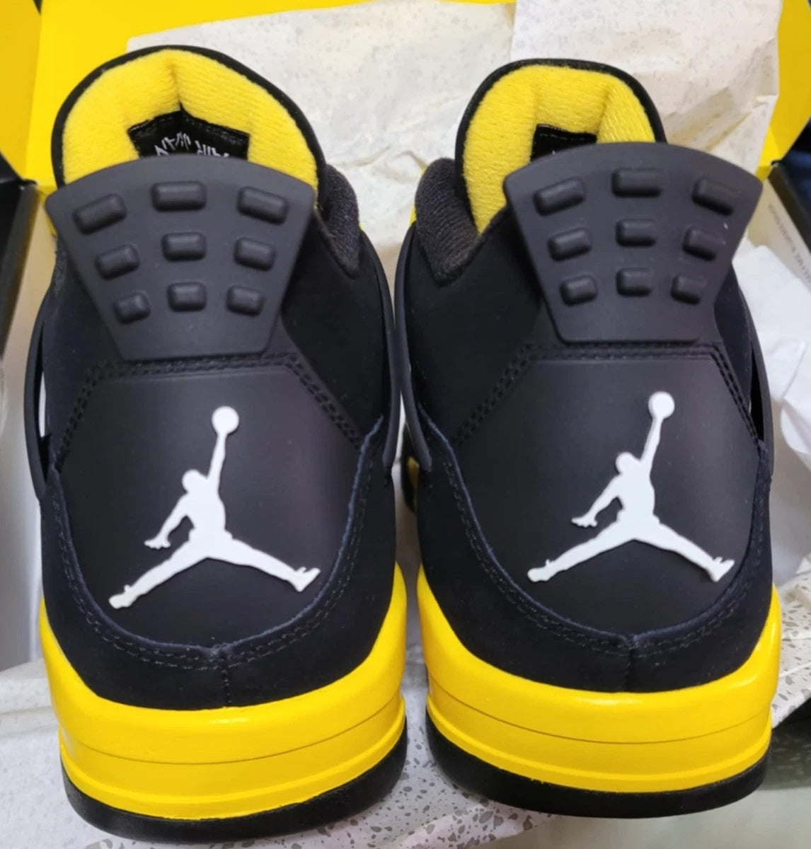 Air Jordan 4 Retro LS 'Thunder' – Black/Yellow (DH6927-017)