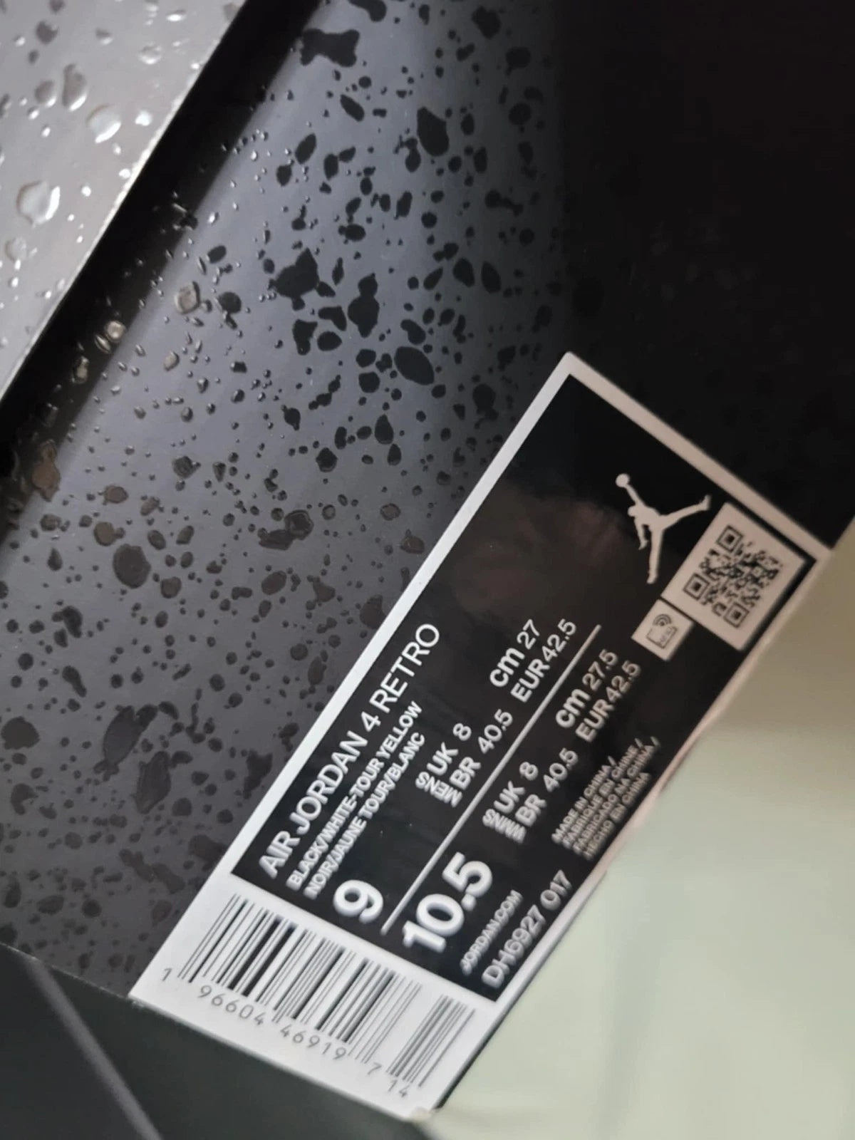 Air Jordan 4 Retro LS 'Thunder' – Black/Yellow (DH6927-017)