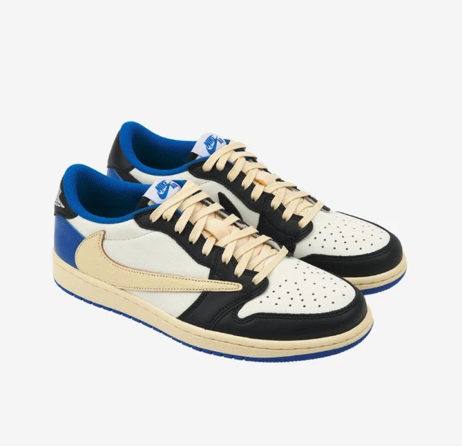 Air Jordan 1 Low OG Fragment Design x Travis Scott Blue DM7866-140