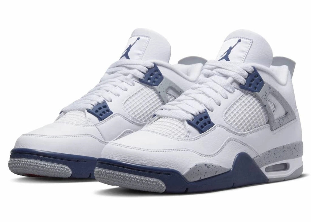 Air Jordan 4 Retro Mid Midnight Navy Men's Sneakers (DH6927-140)