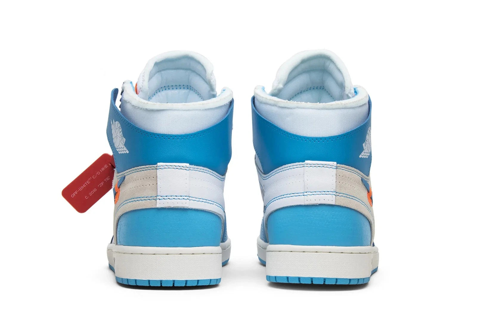 Nike Air Jordan 1 Retro High OG UNC x Off-White – Blue/White (AQ0818-148)