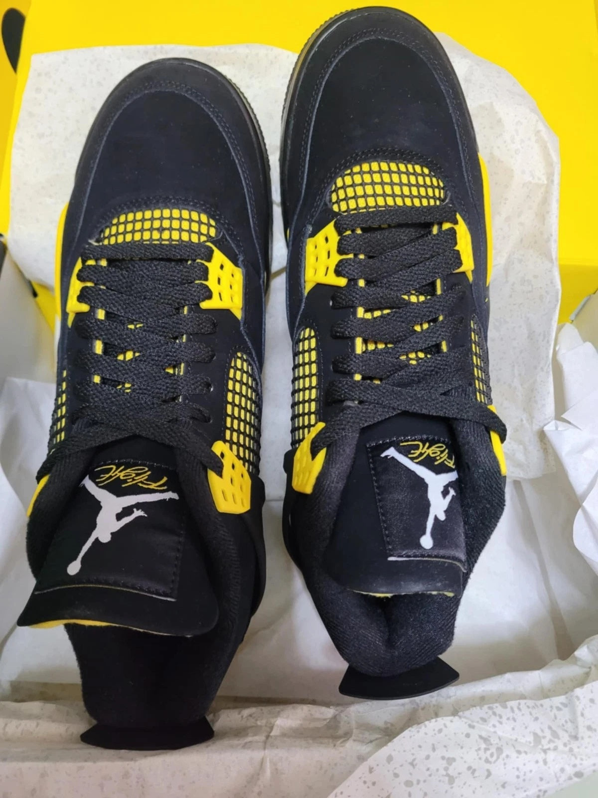 Air Jordan 4 Retro LS 'Thunder' – Black/Yellow (DH6927-017)